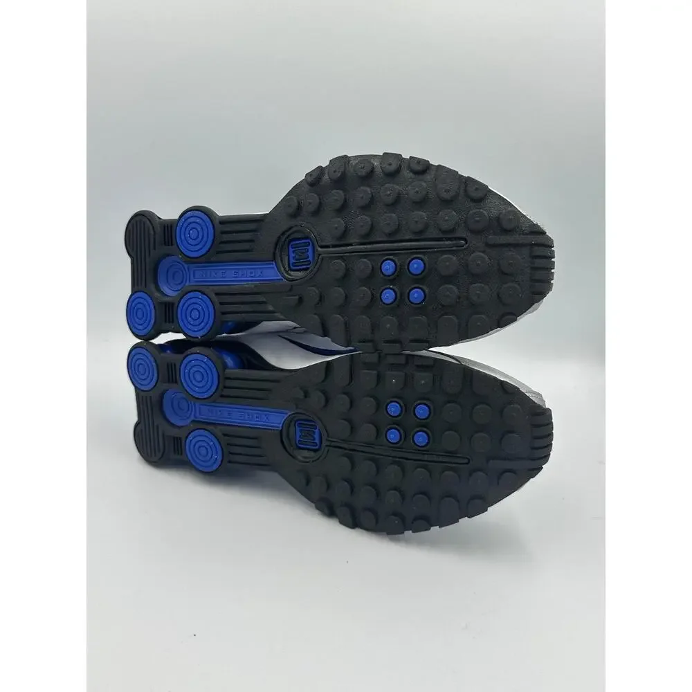 Nike Shox R4 GS White Blue Silver CW2626-100‎ Youth Size 4Y / 5.5W | NIB OG All